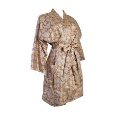 Vintage GEOFFREY BEENE Printed Coat/ Dress