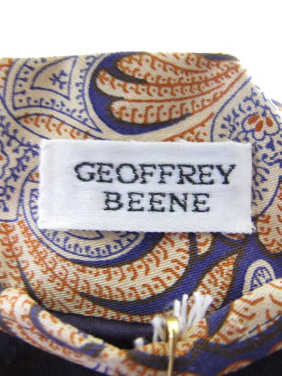 GEOFFREY BEENE Printed Coat/ Dress 1