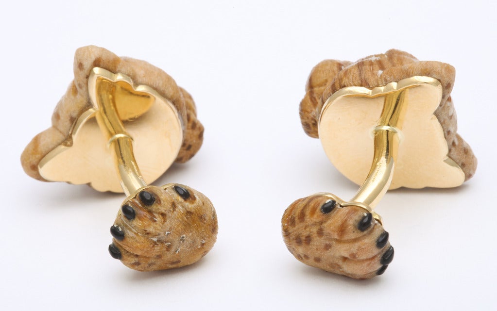 Exceptional Cougar Cufflinks by Michael Kanners 1