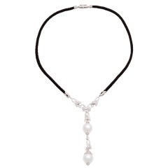 Pearl Diamond Necklace