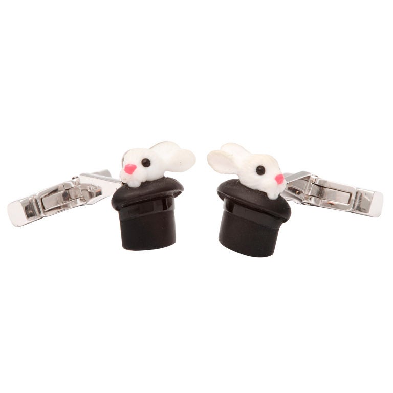 Michael Kanners The Rabbit In The Hat Cufflinks