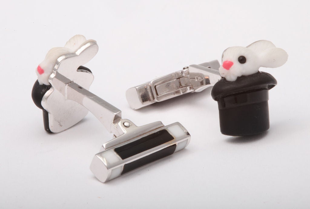 Michael Kanners The Rabbit In The Hat Cufflinks