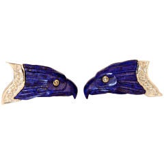 Lapis-lazuli & Diamond Eagle Dress Set, Michael Kanners