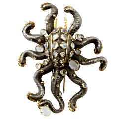 MARILYN COOPERMAN "Octopus" Brooch