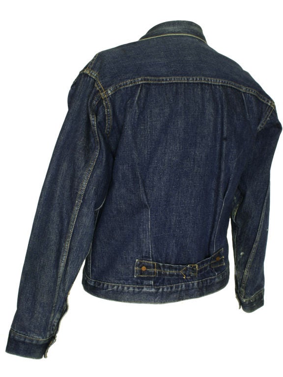 Levi's 506XX 1940s 1st Buckle-back Denim Jacket For Sale at Levi's 506XX 1940s 1st Buckle-back Denim Jacket For Sale at