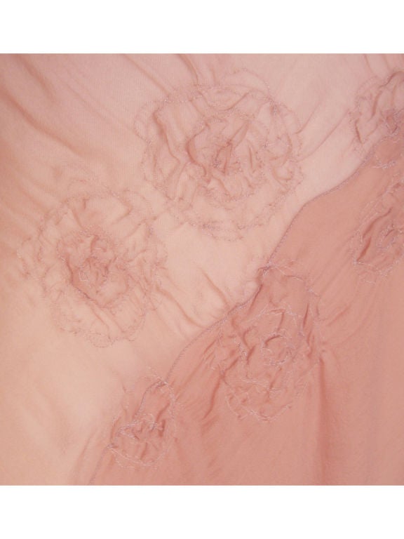 1920s Sheer Silk Flapper Era Skirt