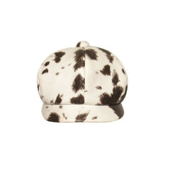 Vintage 1960s Mod Hat, Animal Print