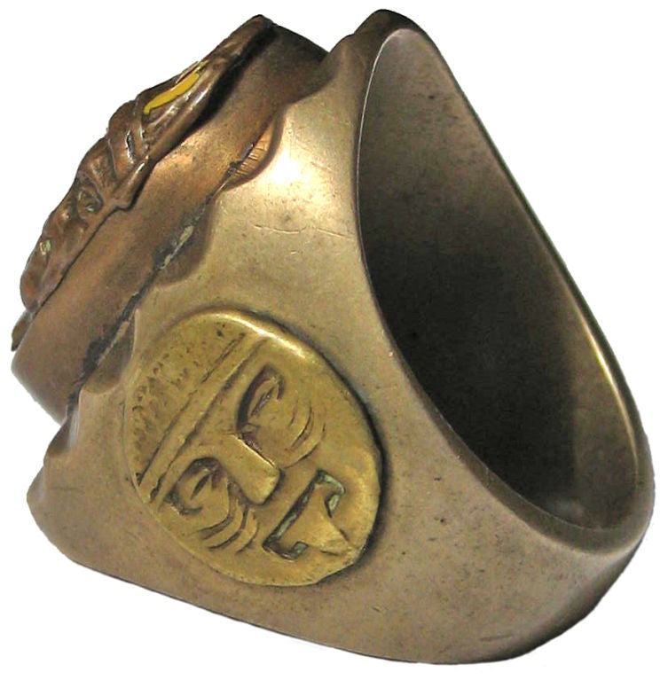 Men's 1940s Indian Head Ring