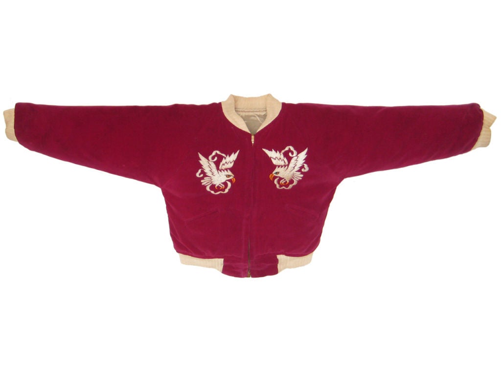 1950s Child's Reversible Japan Tour Jacket - Sukajan