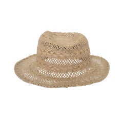 Antique Early 1900s Straw Summer Hat