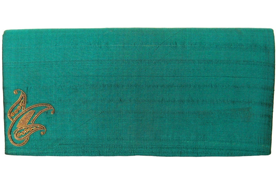 Women's 3 1960s Silk Envelope Clutch Purses For Sale