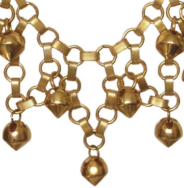 1930s Miriam Haskell Bib Necklace & Bracelet Suite