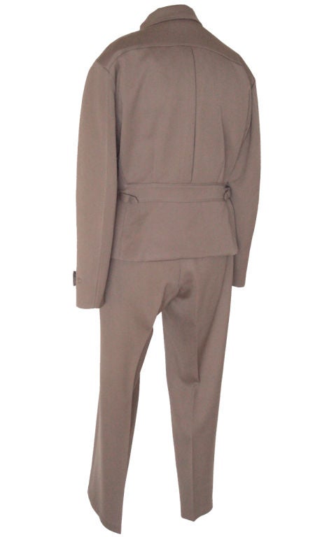 Tan Gabardine Suit - Etsy