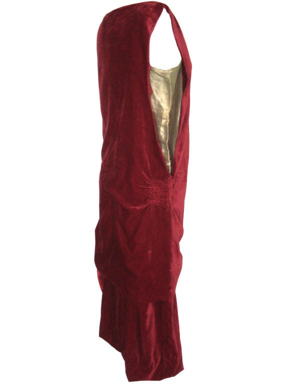 velvet flapper dress