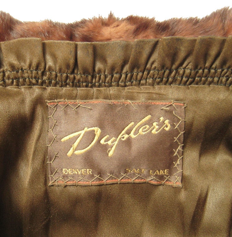 1940s Red Squirrel Coat For Sale 2