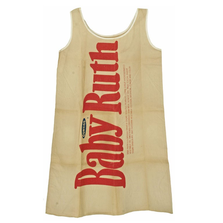 1960s Baby Ruth Paper Dress, Mint w/ Mailer For Sale