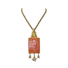 1960s Big Buddha Necklace