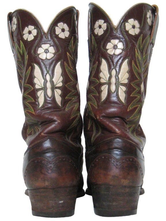 butterfly cowboy boots