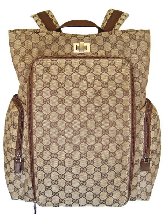 Women's or Men's Gucci Oversize Diaper Bag Backpack