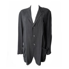 Yohji Yamamoto Y's Pinstriped Blazer