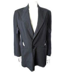 Early Yohji Yamamoto Cut Out Blazer