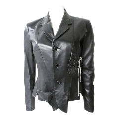 Early Yohji Yamamoto Leather Jacket