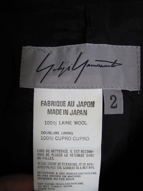 Yohji Yamamoto High Waisted / Cropped Trousers 1