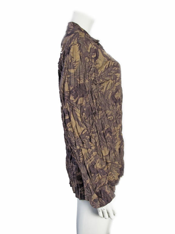 Issey Miyake Pleated Dragon Shirt