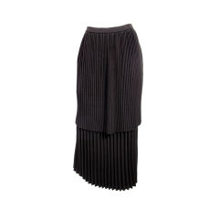 Vintage Yohji Yamamoto Double Pleated Skirt