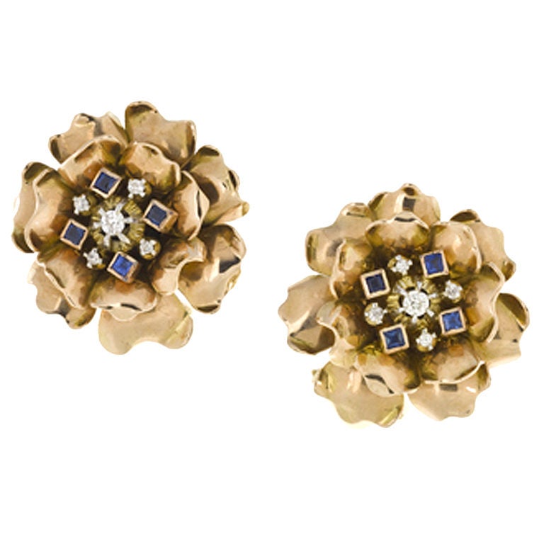 vintage sapphire earrings vintage sapphire earrings