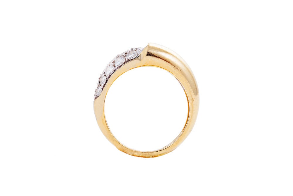 Damiani Diamond Gold Ring