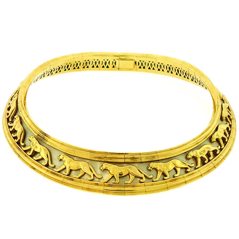 CARTIER PARIS Panther Collar For Sale