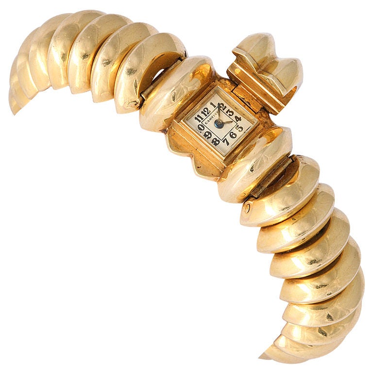 CARTIER PARIS Bracelet Watch For Sale