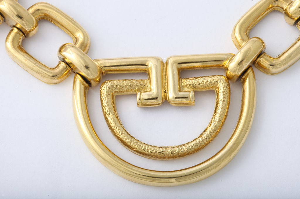 DAVID WEBB Heavy Link Necklace