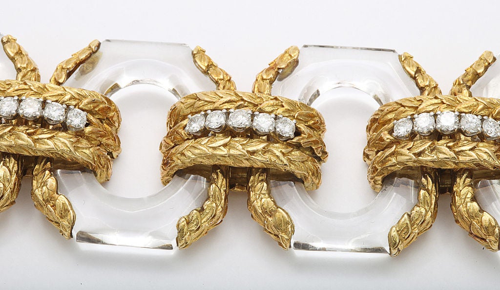 DAVID WEBB Rock Crystal Bracelet