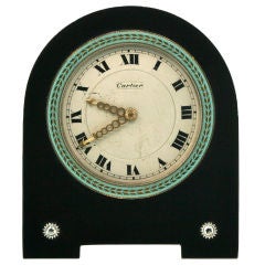 CARTIER Art Deco desk clock