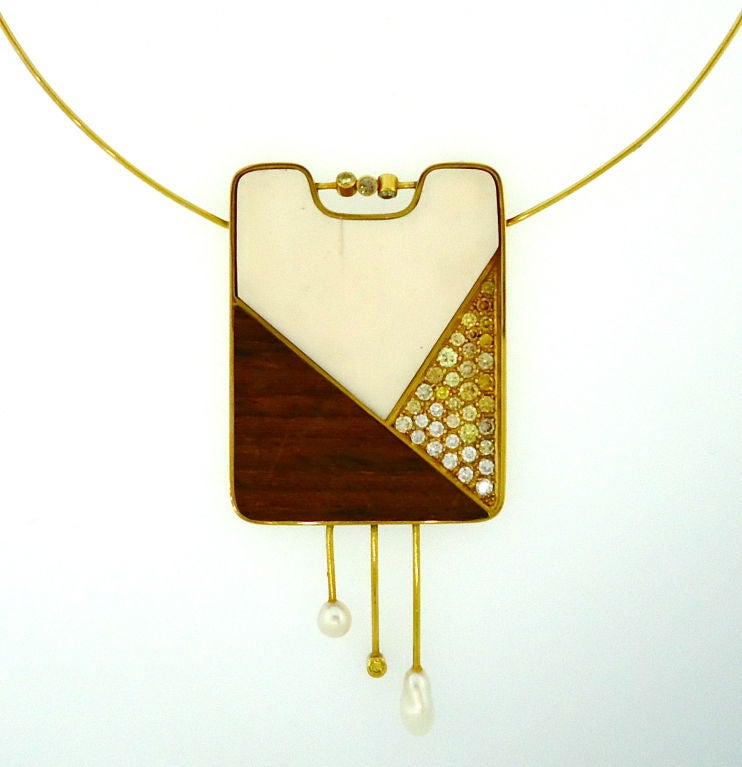 Rene Kern Modernist Pendant