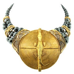BOUCHERON PARIS Gold, Diamond and Hematite Necklace