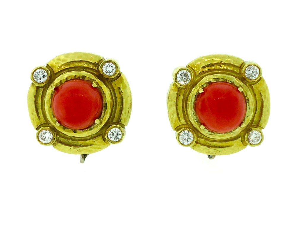 David Webb Coral Door Knockers