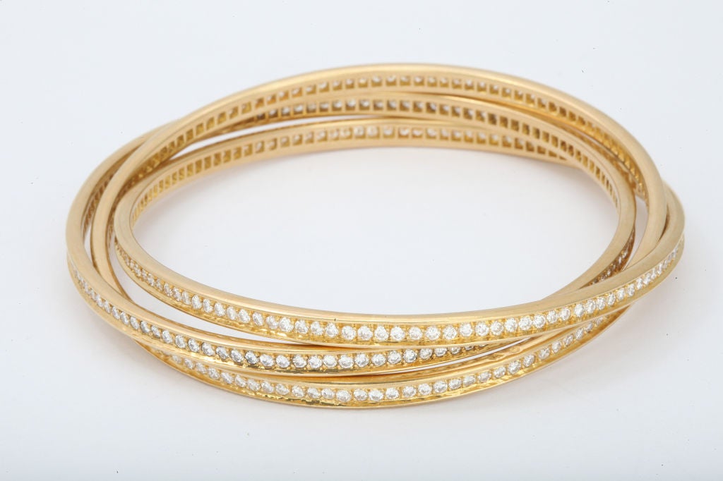 CARTIER PARIS Diamond Trinity Bracelet