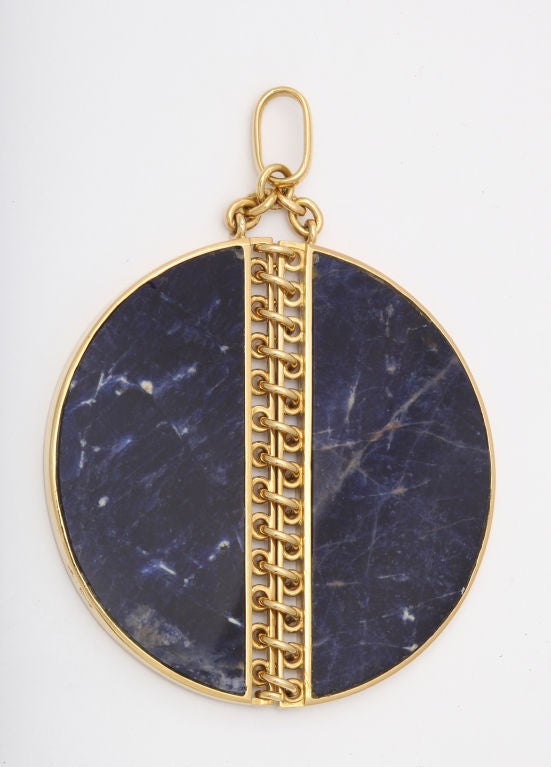 Women's GUCCI Lapis Pendant For Sale