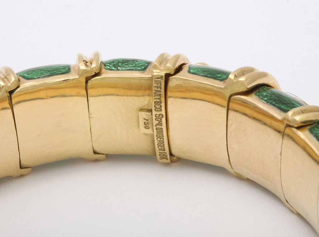 Women's TIFFANY & CO. SCHLUMBERGER Paillone Bangle For Sale
