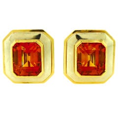 Striking Citrine Earrings