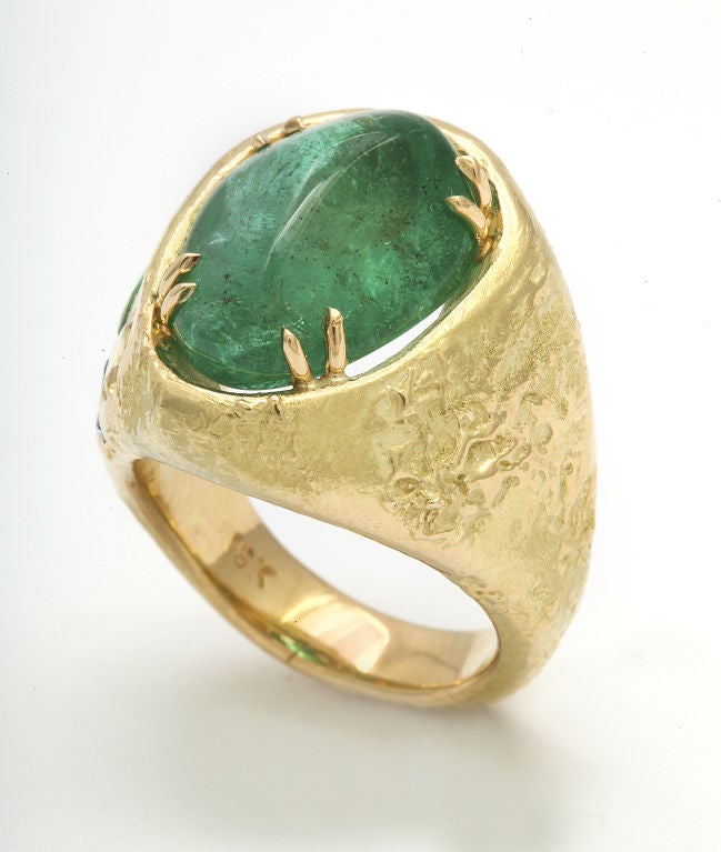 Sugarloaf Emerald Ring 1