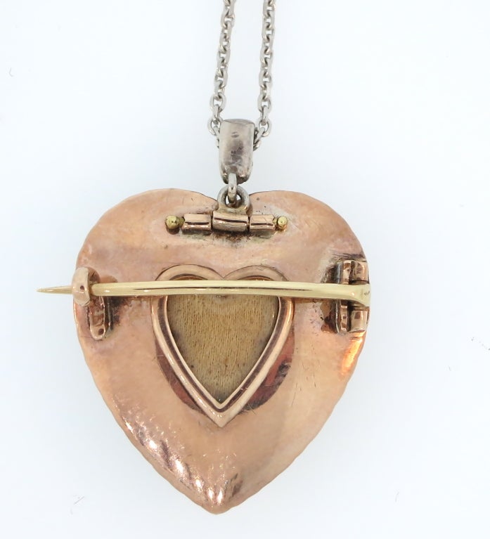 Scarlet Georgian Diamond Locket