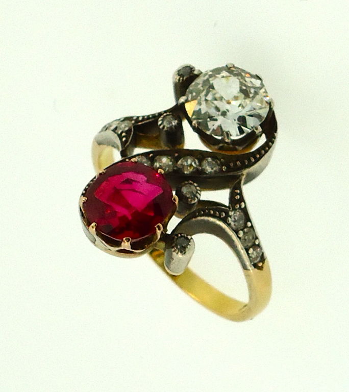 An Elegant Victorian Bypass Ring