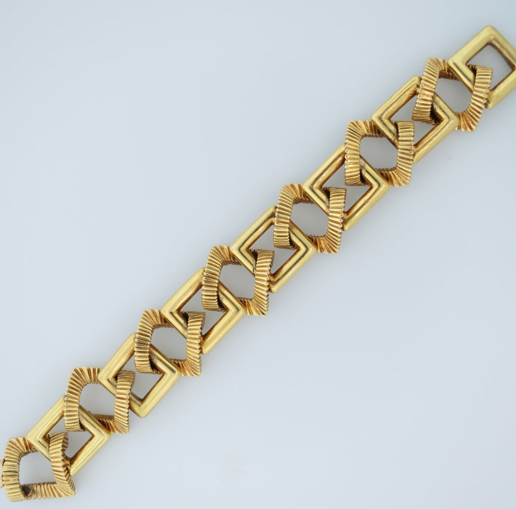 Women's Boucheron Mid Century Link Bracelet For Sale