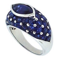 Sapphire Dome Ring