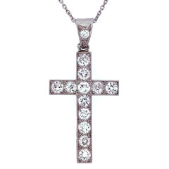 Art Deco Diamond Crusifix Art Deco Diamond Crusifix