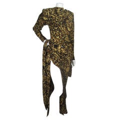 Iconic Yves Saint Laurent Leopard Print Gown